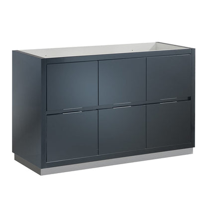 Fresca Valencia 48 Dark Slate Gray Free Standing Single Sink Modern Bathroom Cabinet