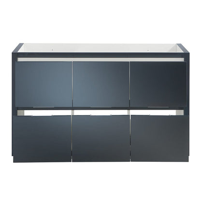 Fresca Valencia 48 Dark Slate Gray Free Standing Single Sink Modern Bathroom Cabinet