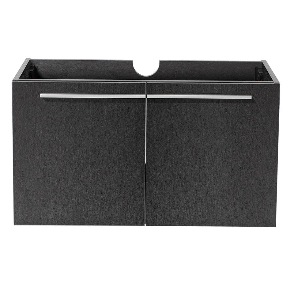 Fresca Vista 36 Black Modern Bathroom Cabinet