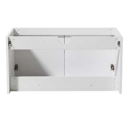 Fresca Vista 36 White Modern Bathroom Base Cabinet