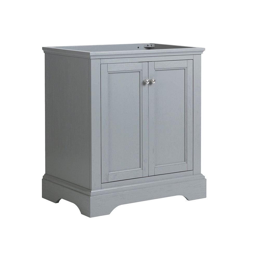 Fresca Windsor 30 Gray Textured Traditional Bathroom Cabinet | FCB2430GRV