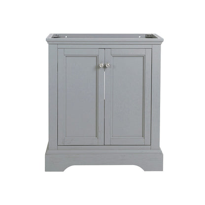 Fresca Windsor 30 Gray Textured Traditional Bathroom Cabinet | FCB2430GRV