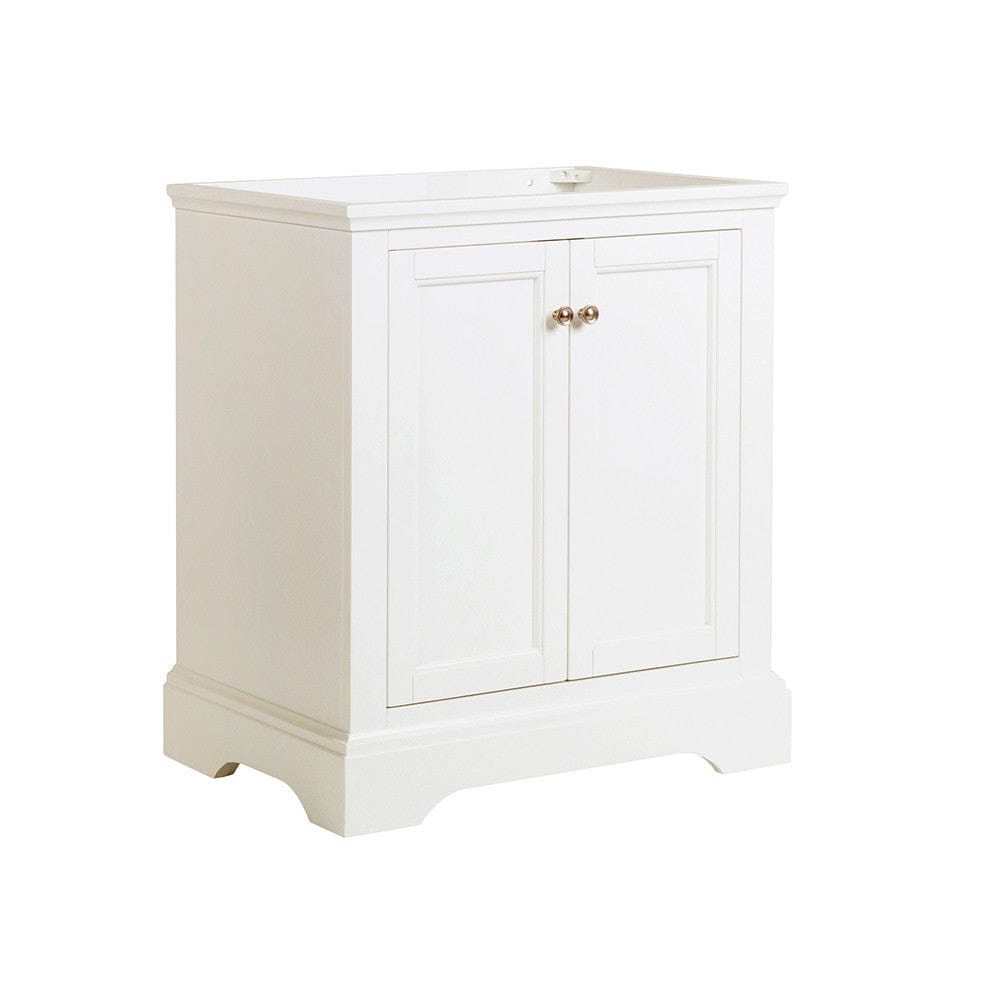 Fresca Windsor 30 Matte White Traditional Bathroom Cabinet | FCB2430WHM