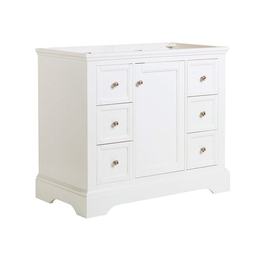 Fresca Windsor 40 Matte White Traditional Bathroom Cabinet | FCB2440WHM