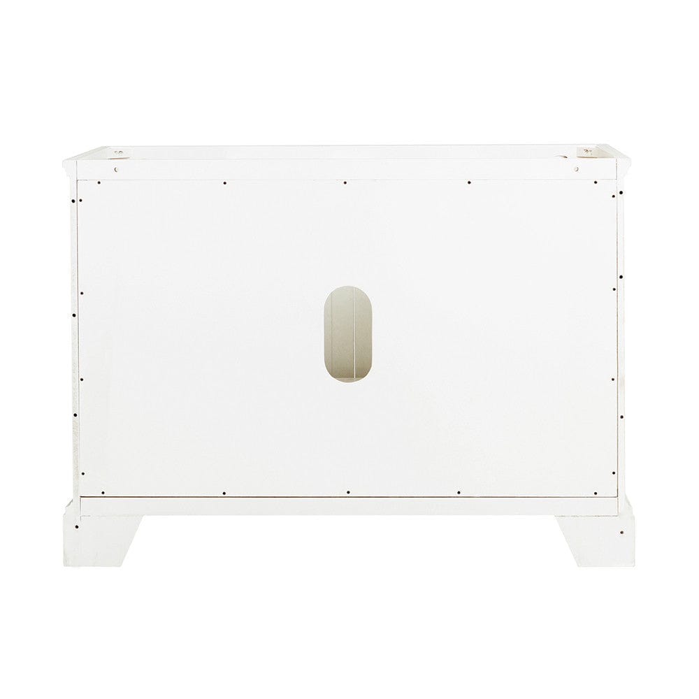 Fresca Windsor 48 Matte White Traditional Bathroom Cabinet | FCB2448WHM