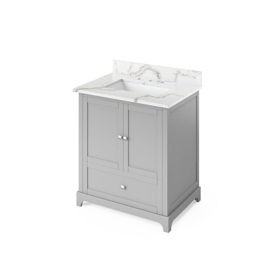 30 inch grey single sink vanity