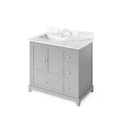 left offset single sink vanity