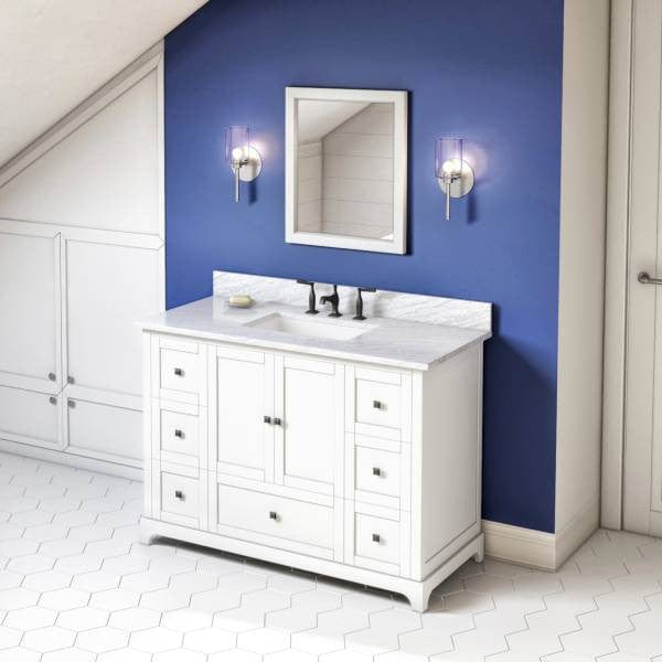 contemporary single sink vanity