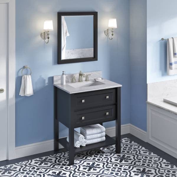 transitional single sink vanity