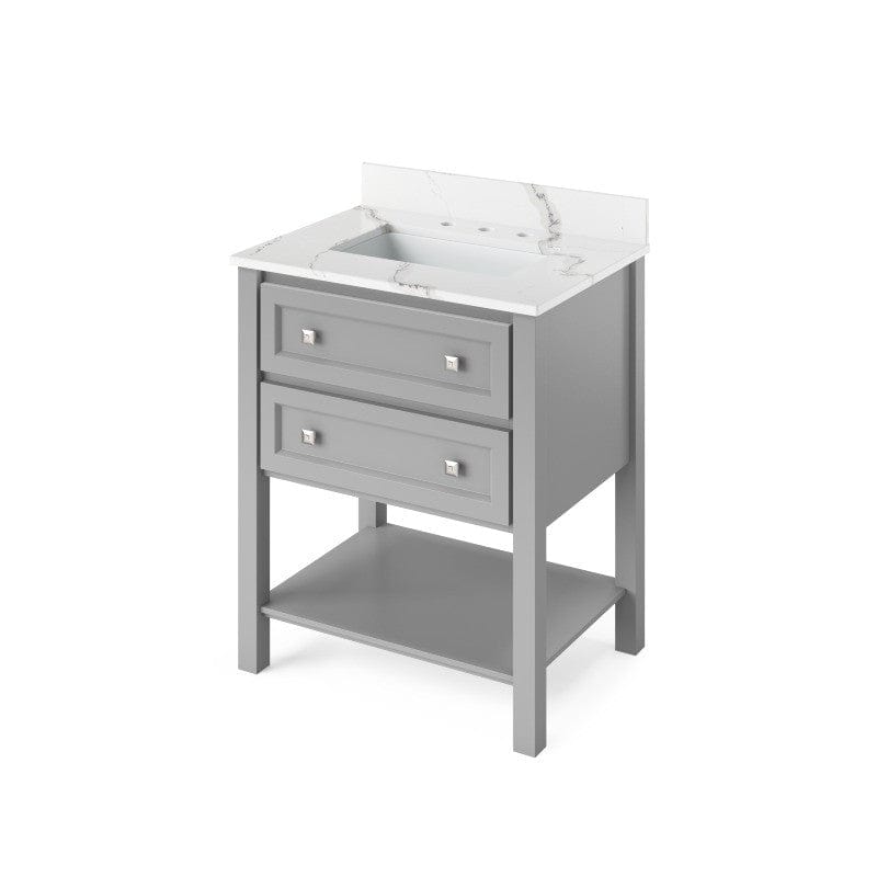 30 inch grey single sink vanity