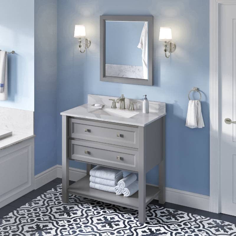 adler grey single sink vanity