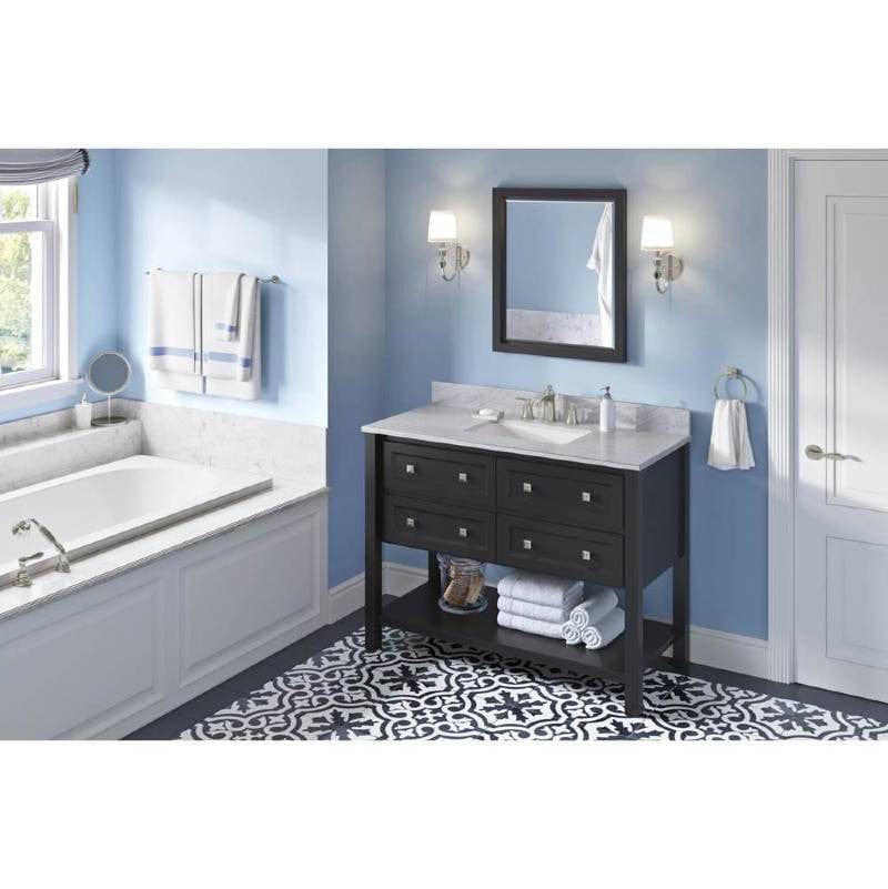 48 inch adler black bathroom vanity