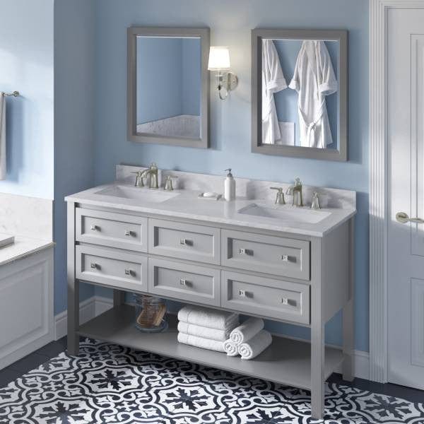transitional double sink vanity