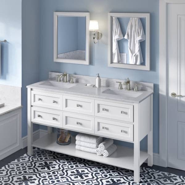 transitional double sink vanity