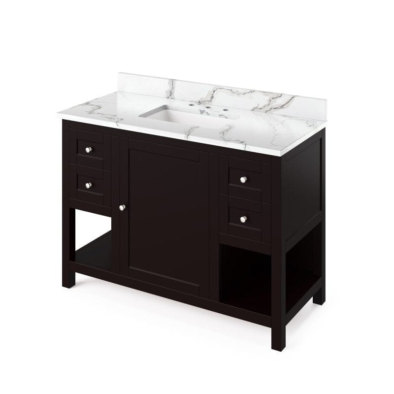 48 inch espresso single sink vanity