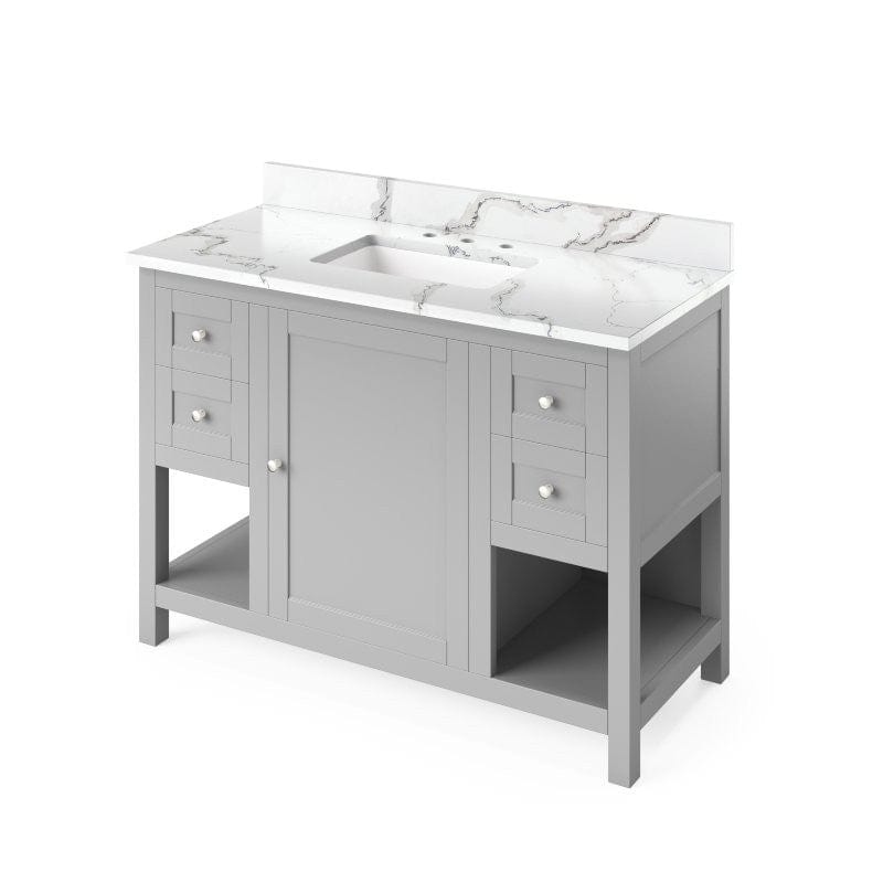 48 inch grey single sink vanity