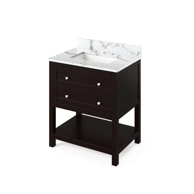 jeffrey alexander espresso single sink vanity