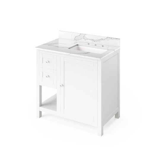 48 inch white single sink bathroom vanity