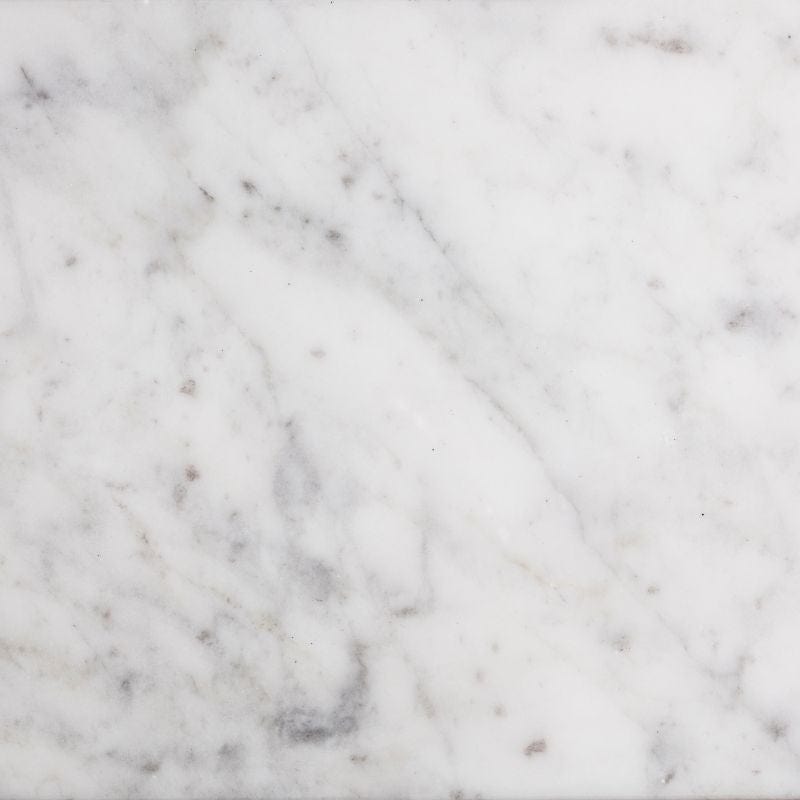 white carrara marble top