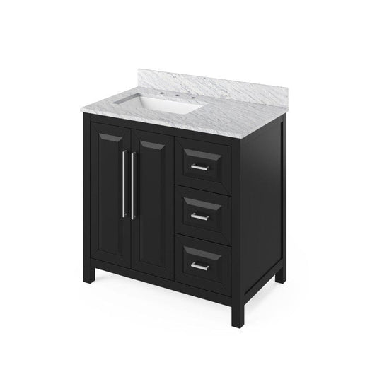 freestanding black bathroom vanity