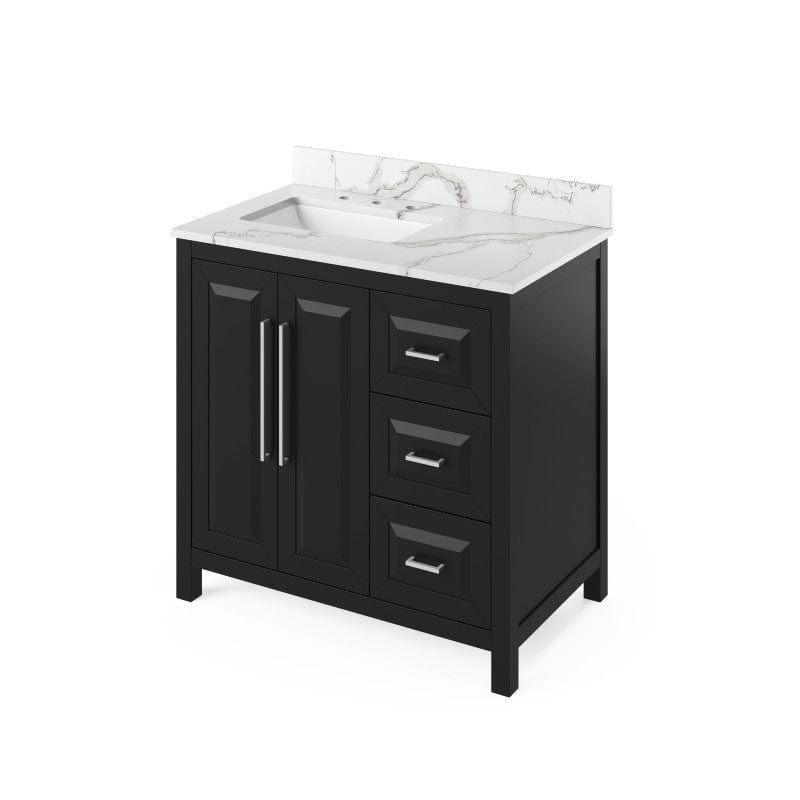 black freestanding bathroom vanity