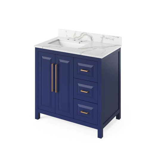 Jeffrey Alexander hale blue bathroom vanity