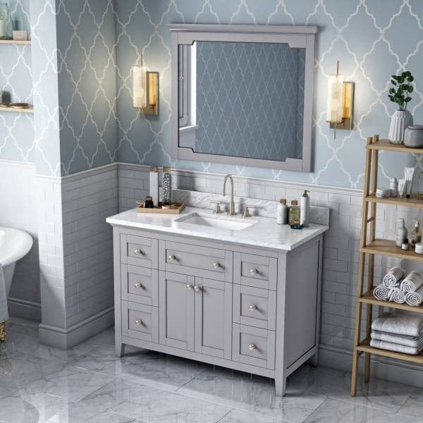 Contemporary single sink vanity