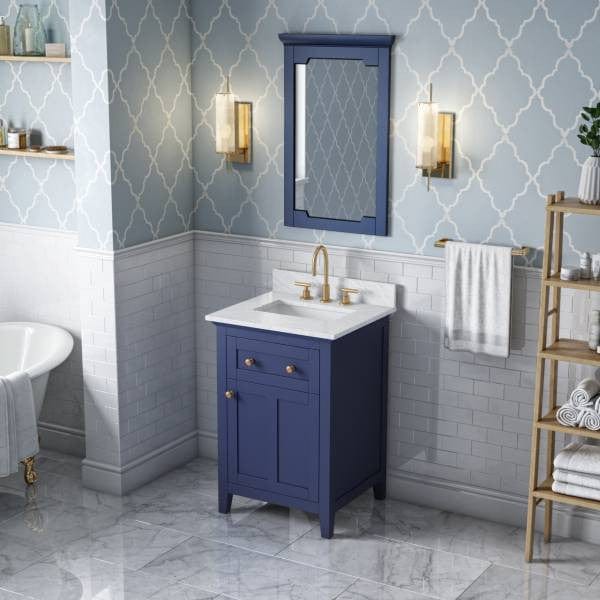 traditional single sink bathroom vanity