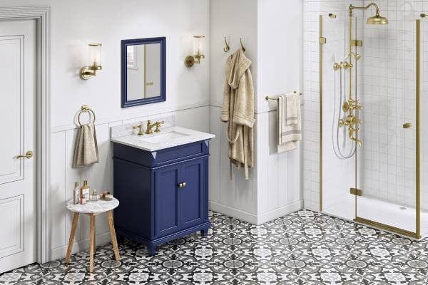 Freestanding bathroom vanity
