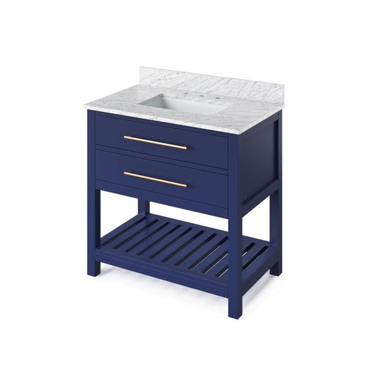 36 inch hale blue bathroom vanity