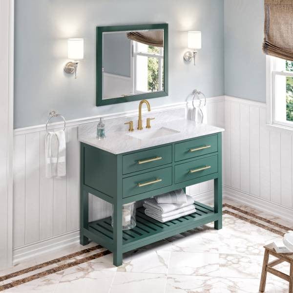 contemporary single sink vanity