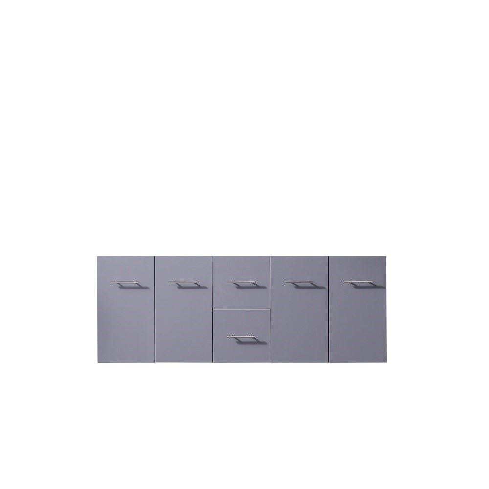 Lexora Amelie 60" Dark Grey Vanity Cabinet Only