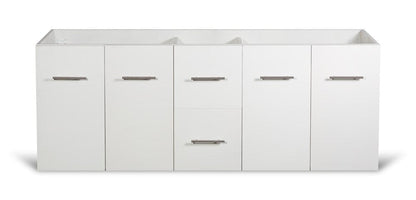 Lexora Amelie 60" White Vanity Cabinet Only