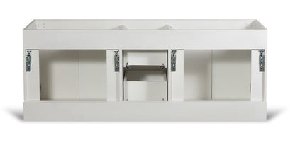 Lexora Amelie 60" White Vanity Cabinet Only