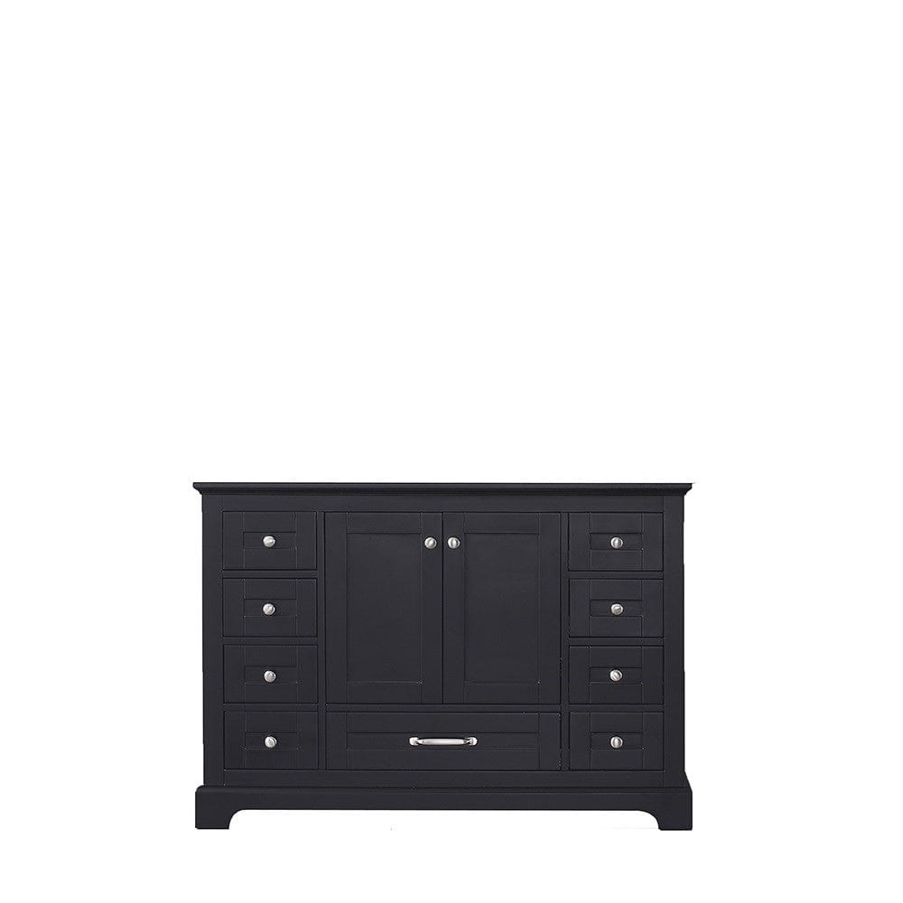 Lexora Dukes 48" Espresso Vanity Cabinet Only