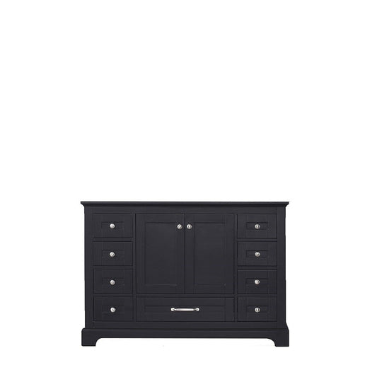 Lexora Dukes 48" Espresso Vanity Cabinet Only