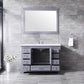Lexora Dukes Modern 48" Dark Grey Single Sink Vanity Set