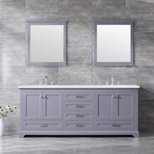 dark grey vanity