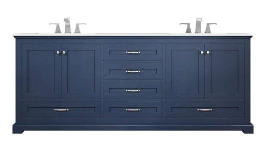 Navy Blue bathroom vanity 