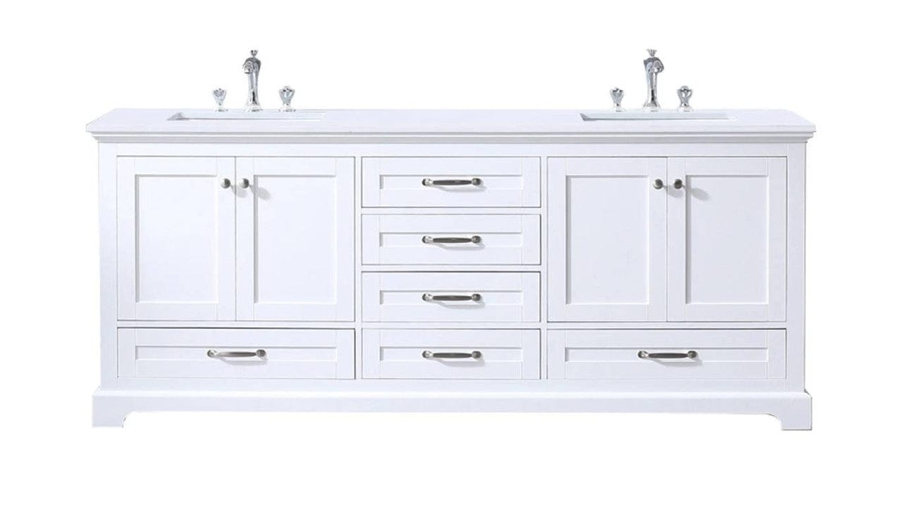 80 inch white bathroom vanity