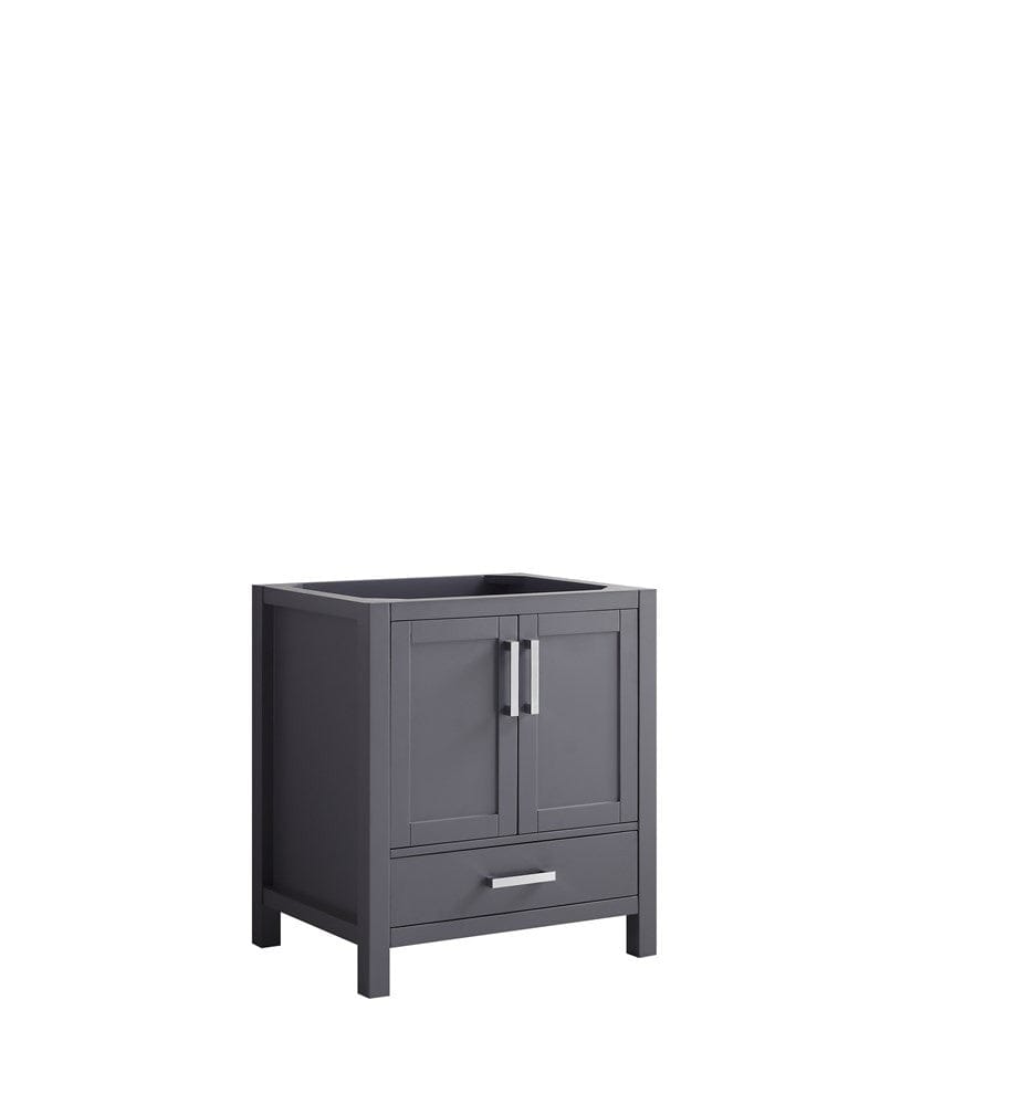 Lexora Jacques 30" Dark Grey Vanity Cabinet Only