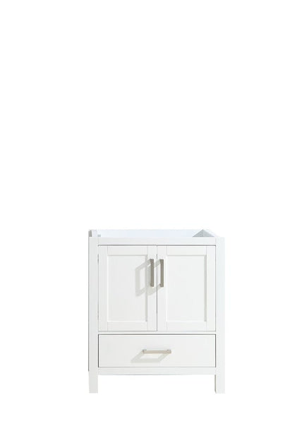 Lexora Jacques 30 White Vanity Cabinet Only