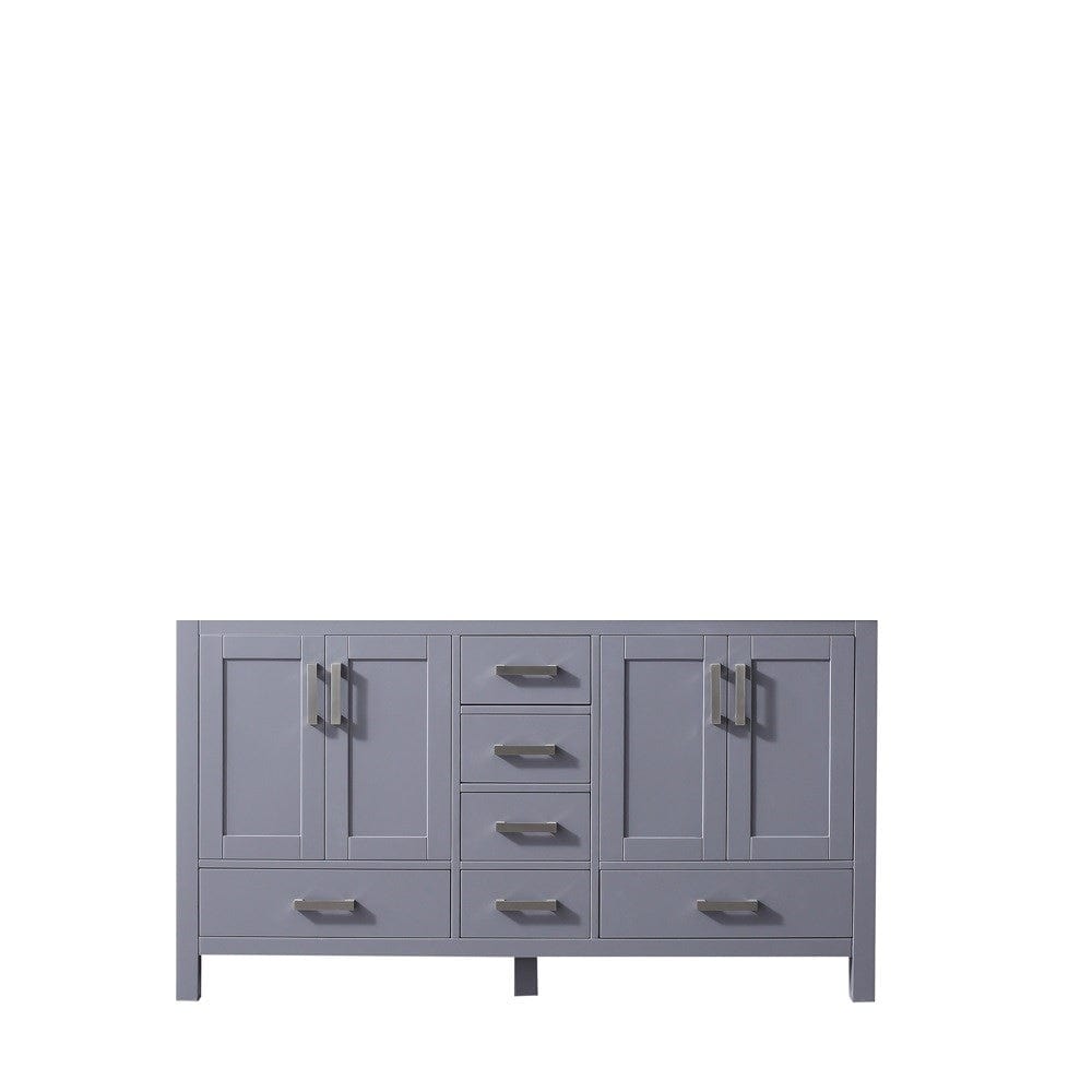 Lexora Jacques 60" Dark Grey Vanity Cabinet Only