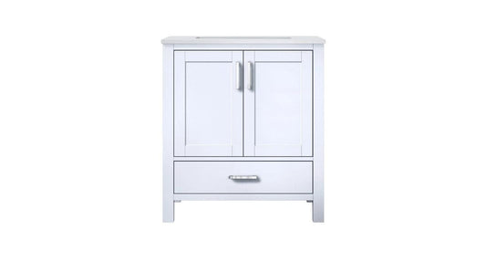 white single sink bathroom vanity