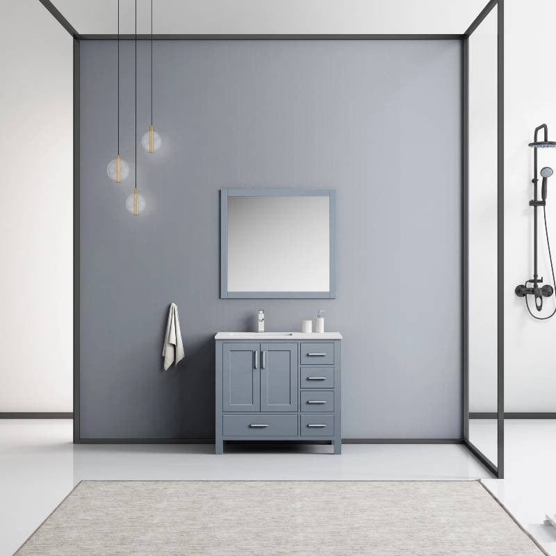dark grey bathroom vanity set