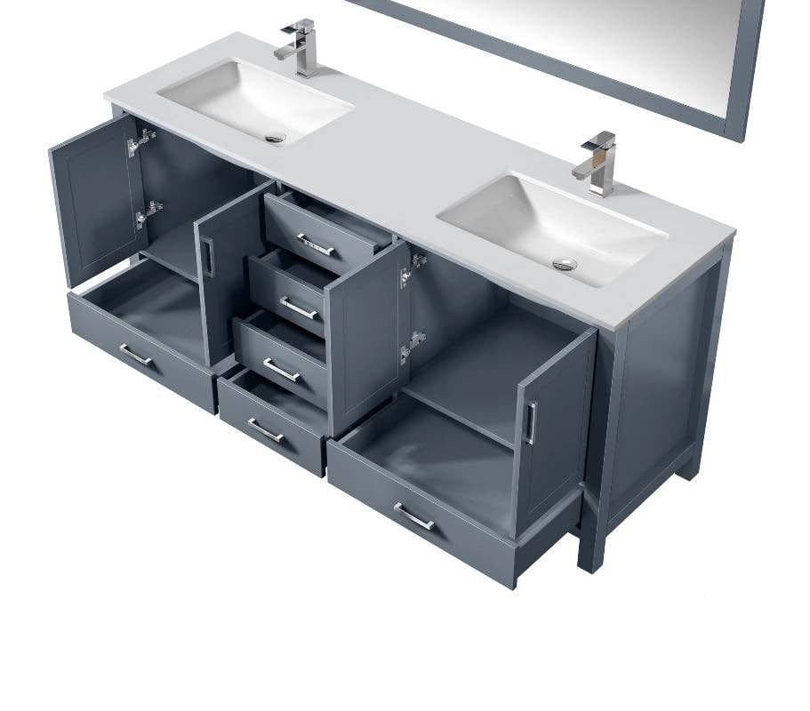 double undermount sink vanity