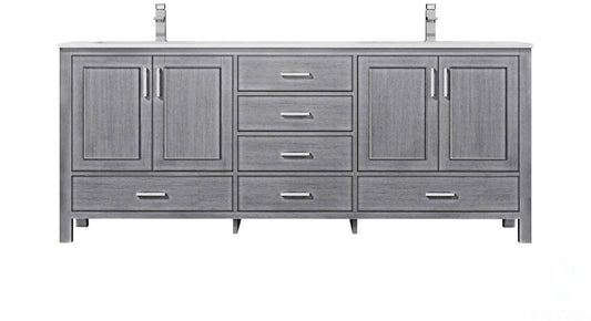 distressed grey bathroom vanity