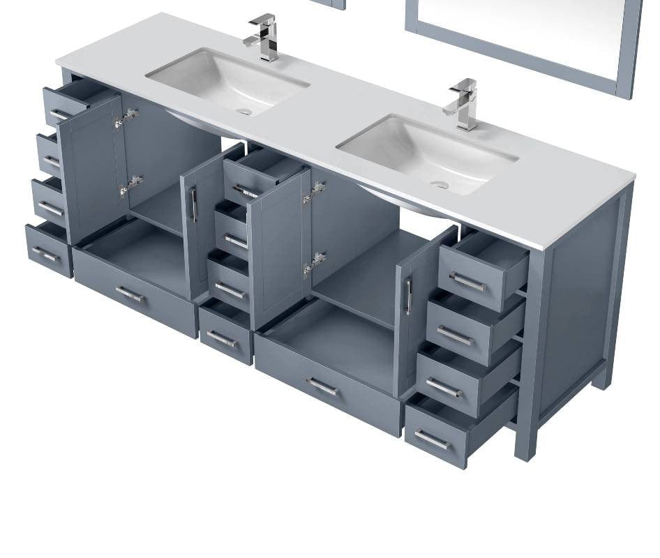 double undermount sink vanity