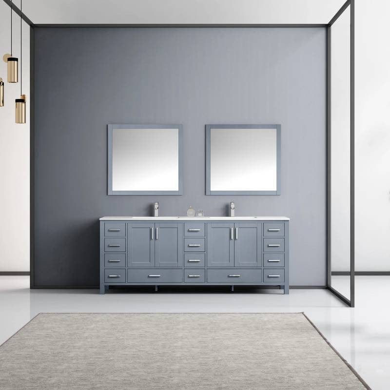 dark grey freestanding bathroom vanity