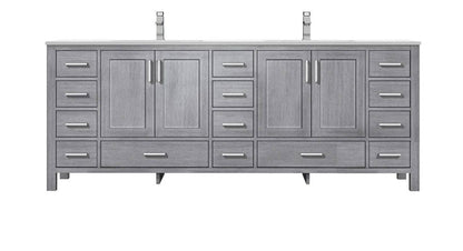 distressed grey bathroom vanity